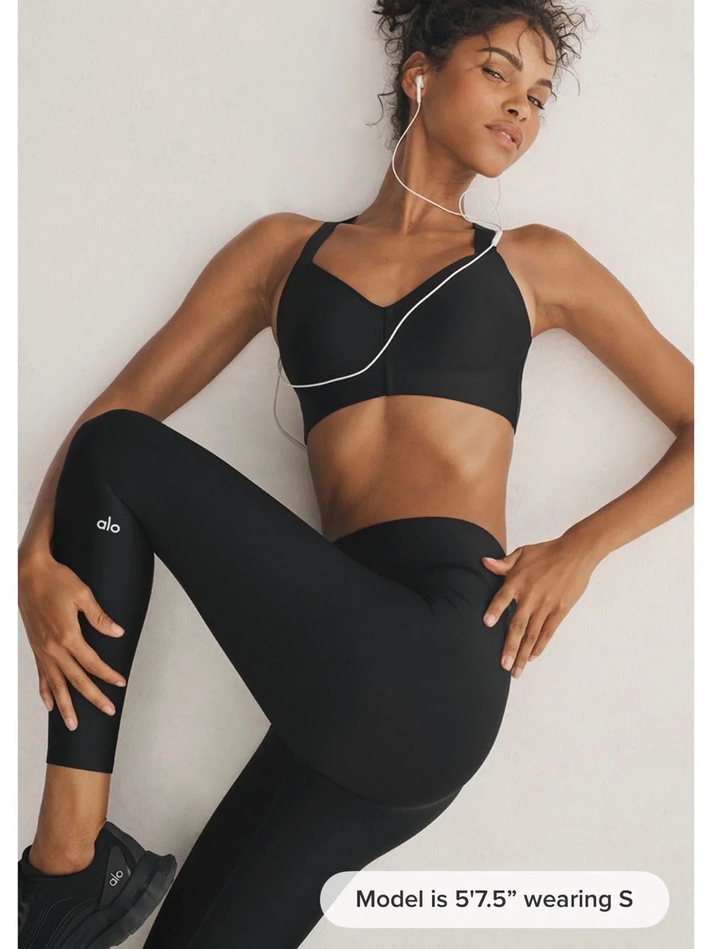 ALO AIRLIFT LEGGING 7/8 - BLACK NWT